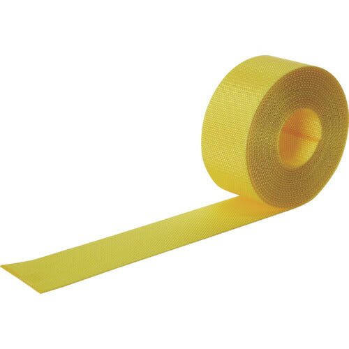 ＴＲＵＳＣＯ ナイロン平ベルトト ２．０ｔｘ５０ｍｍｘ１０ｍ 黄 TNB5010-Y