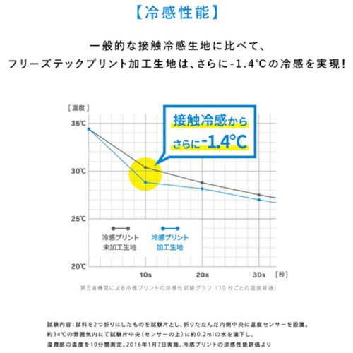 リベルタ　氷撃　フリーズテックパフォーマンス　ロングネックゲーター　エコパッケージ　ホワイト　フリーサイズ FTP-25152413
