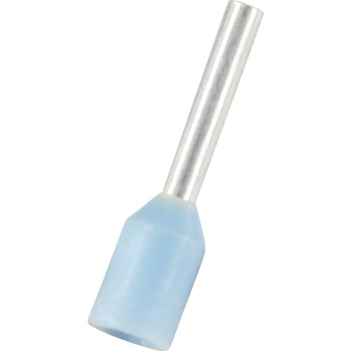 ＴＲＵＳＣＯ フェルール圧着端子 絶縁スリーブ付き ０．２５－６ １００個入 FT0206-LB