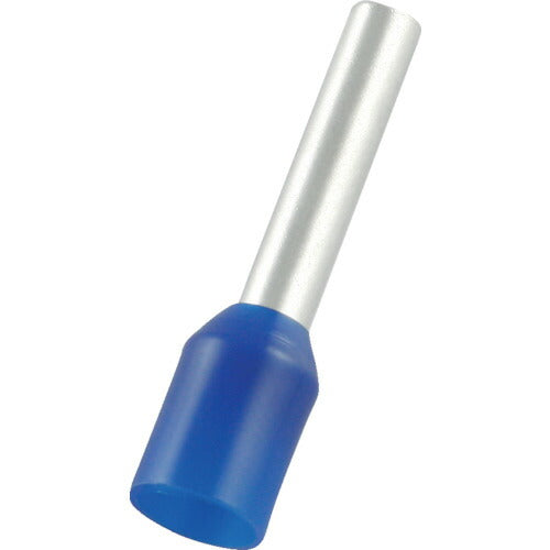 ＴＲＵＳＣＯ フェルール圧着端子 絶縁スリーブ付き ２．５－１２ １００個入 FT2512-BL