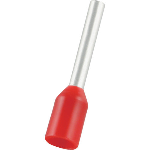 ＴＲＵＳＣＯ フェルール圧着端子 絶縁スリーブ付き １－１０ １００個入 FT1010-R