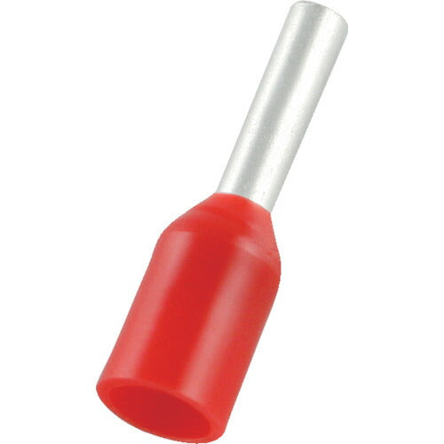 ＴＲＵＳＣＯ フェルール圧着端子 絶縁スリーブ付き １－６ １００個入 FT1006-R