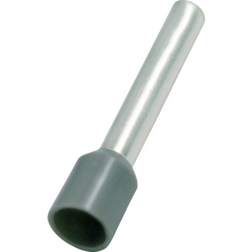ＴＲＵＳＣＯ フェルール圧着端子 絶縁スリーブ付き ４－１８ １００個入 FT4018-GY