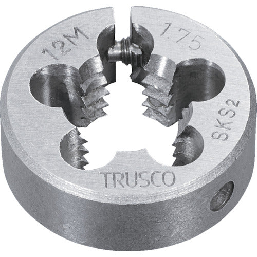 ＴＲＵＳＣＯ 丸ダイス 並目 ７５径 Ｍ４２Ｘ４．５（ＳＫＳ） T75D-42X4.5