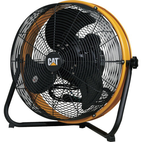 ＣＡＴ　工場扇　４５ｃｍ（壁・床タイプ）羽根軸１８０°半転機能付　イエロー HV-18S180
