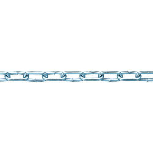 ニッサチェイン　鉄ユニクロ溶接リンクチェイン　４ｍｍ×３０ｍ IW2040