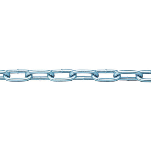 ニッサチェイン　鉄ユニクロ溶接リンクチェイン　４．８ｍｍ×３０ｍ IW2048