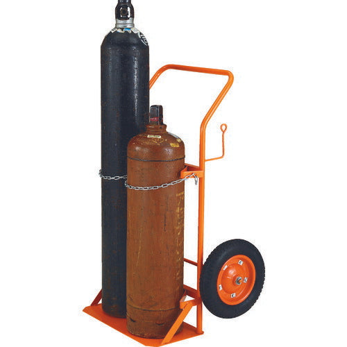 ＴＲＵＳＣＯ ボンベ台車 標準型 酸素・アセチレンボンベ二本積用 HT-66N