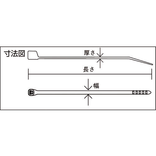 ＰＡＮＤＵＩＴ　スーパーグリップナイロン結束バンド　耐候性黒　（２５本入） PLT550B