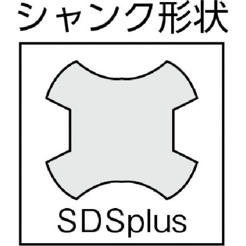 ミヤナガ デルタゴンビットＳＤＳプラス ネジタイプ Φ４．５×１６６ｍｍ DLSDS045