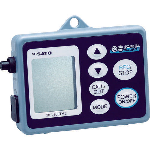 【送料・納期都度見積】 佐藤 データーロガー温湿度用 SK-L200TH2-A