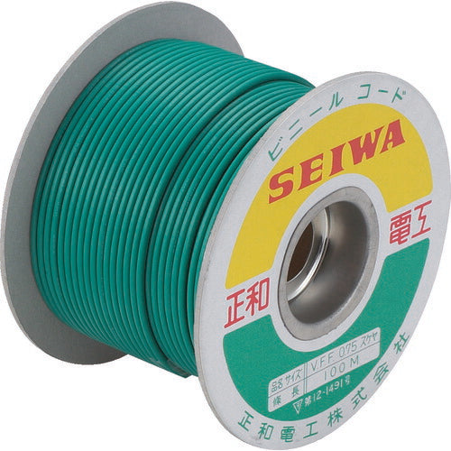 正和電工　アースコード　ＶＳＦコード　１００ｍ　ドラム巻 SF-100CD