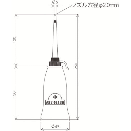 フルプラ ジェットオイラーベビー型中イエロー 303Y