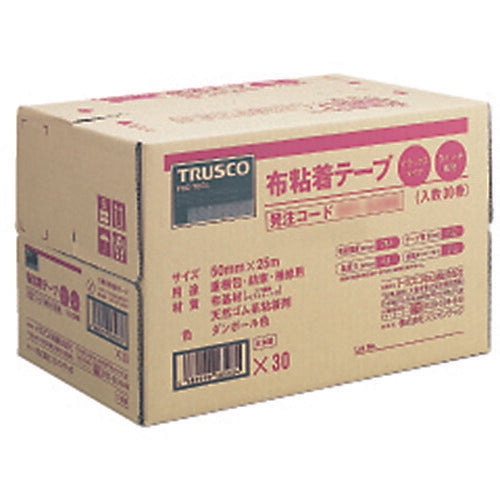 ＴＲＵＳＣＯ α布粘着テープエコノミータイプ 幅５０ｍｍＸ長さ２５ｍ GNT-50SE