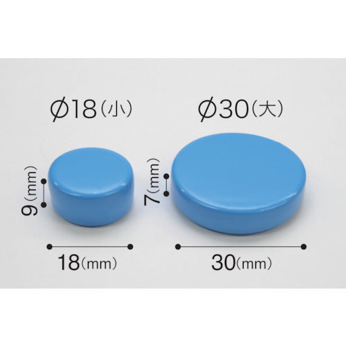 マグエックス　カラーマグネット赤２Ｐ MFCM-30-2P-R