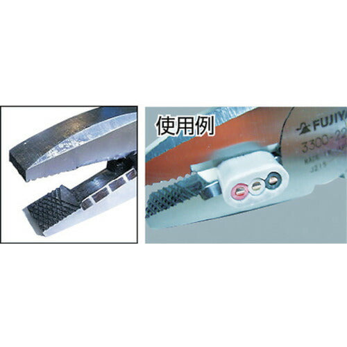 フジ矢 電工職人ペンチ圧着機能付 3300-225