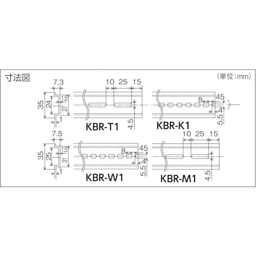 ＫＯＷＡ ベースレール KBR-T1