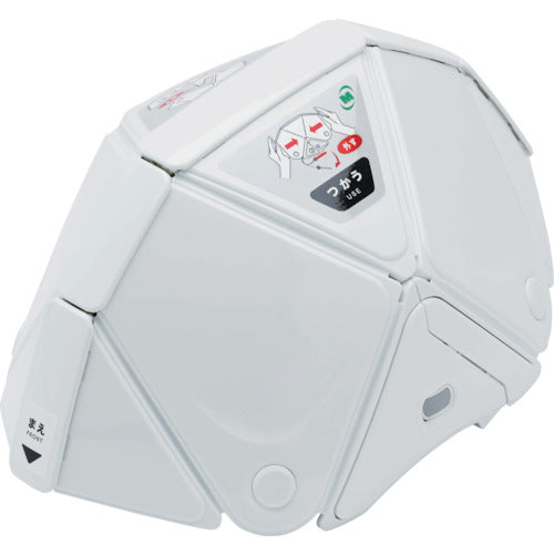 ミドリ安全 防災用折りたたみヘルメット フラットメット２ ＴＳＣ－１０Ｎ ホワイト