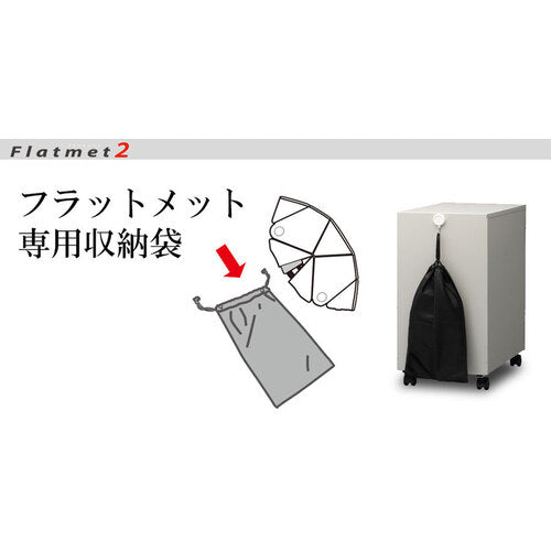 ミドリ安全 防災用折りたたみヘルメット フラットメット２ ＴＳＣ－１０Ｎ ホワイト