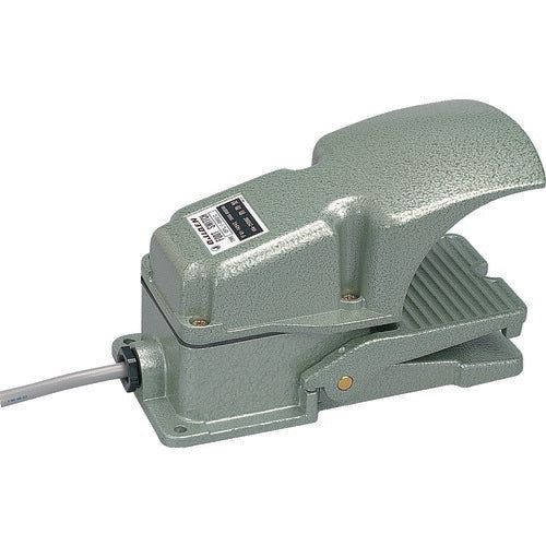 オジデン　フットスイッチ　産業用防雨形・保護カバー付　定格６Ａ－２５０ＶＡＣ OFL-1-SM2C