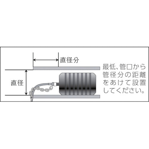 カンツール 管内止水用品 シングルサイズ・テストボール５０ｍｍ 270-024