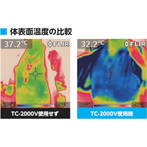 シゲマツ　【受注生産品】　冷却服　ＴＣ−２０００Ｖ 08257