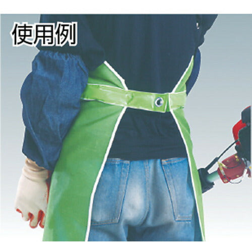 川西 メッシュ草刈り用スパット前掛 4475