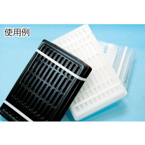 日清紡　ゴムじゃない輪ゴム　モビロンバンド１５０Ｘ６Ｘ０．３白／洗浄タイプ１００Ｇ MB-15063WA-100G