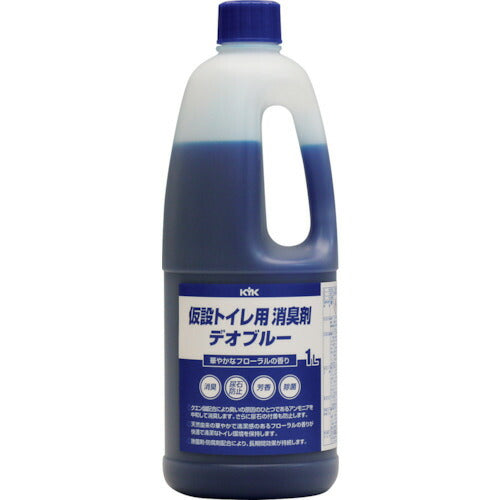ＫＹＫ　仮設トイレ用消臭剤デオブルー１Ｌ 41-001