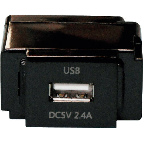 ＮＯＡＴＥＫ　組替式ＵＳＢコンセント（ブラック） N-USB0241BK