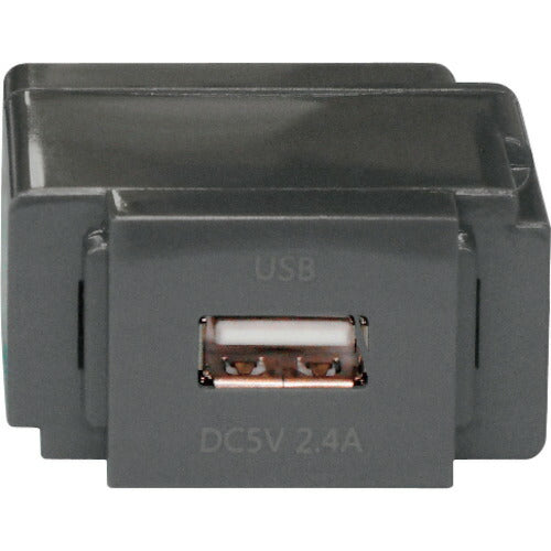 ＮＯＡＴＥＫ　組替式ＵＳＢコンセント（グレー） N-USB0241GR