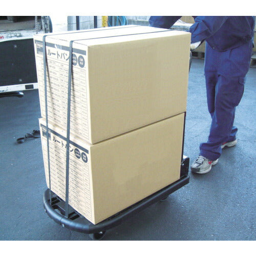 ＴＲＵＳＣＯ 樹脂台車 カルティオ（スチールハンドルタイプ）折畳 ７８０Ｘ４９０ 黒 ブレーキなし MPK-720-BK