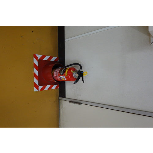 スリオン 危険表示用反射テープ ９０ｍｍ×１０ｍ（赤／白） 965100-RW-00-90X10