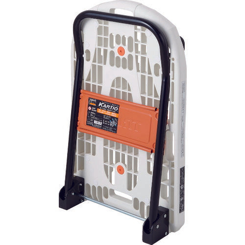 ＴＲＵＳＣＯ 樹脂台車 カルティオ（スチールハンドルタイプ）折畳 ７８０Ｘ４９０ 白 ブレーキなし MPK-720-W