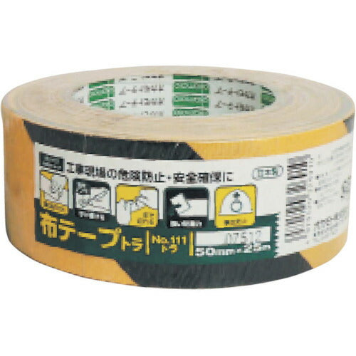 オカモト 布テープ（トラ）７５ミリ×２５ｍ 111T75