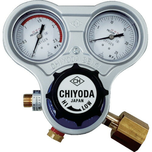 千代田　酸素用調整器スタウト（関東式）乾式安全器内蔵型 SRO-A-E