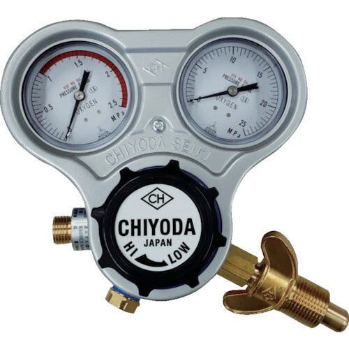 千代田　酸素用調整器スタウト（関西式）乾式安全器内蔵型 SRO-A-W