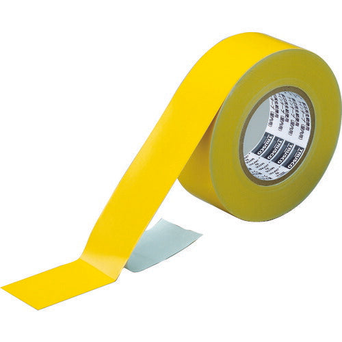 ＴＲＵＳＣＯ ラインテープ 屋内用 幅５０ｍｍＸ長さ５０ｍ イエロー TLT-50EAY