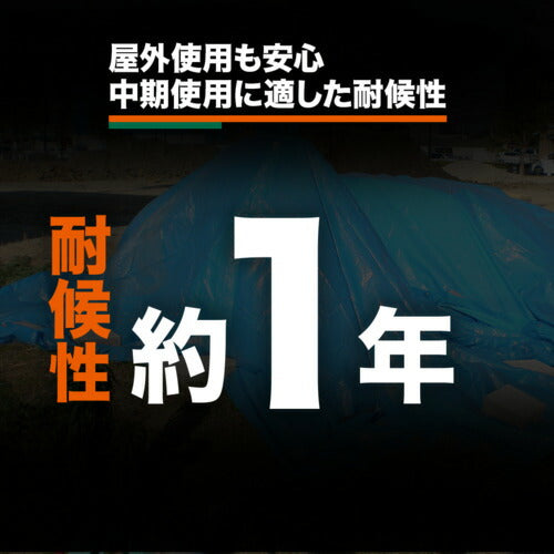 ＴＲＵＳＣＯ ブルーシートα＃３０００ 幅３．６ｍＸ長さ４．５ｍ BSA-3645