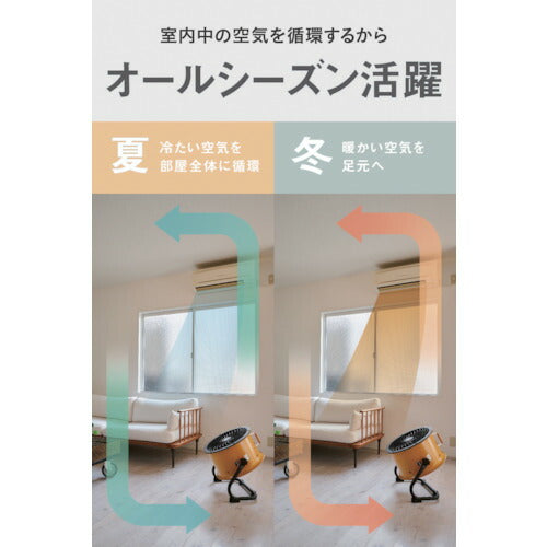 ＣＡＴ　サーキュレーター　３５ｃｍ（壁・床タイプ）　イエロー HVD-14ACDO