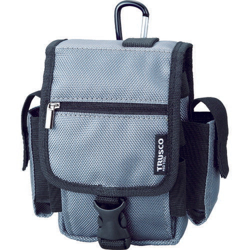 ＴＲＵＳＣＯ コンパクトツールケース ツーサイドポケット グレー TCTC1808-GY