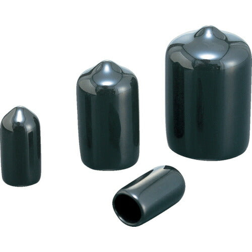 ＩＷＡＴＡ　保護キャップ　丸　（５０個入）　黒 HLDP200-B