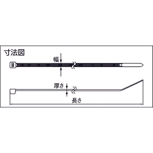 ３Ｍ ナイロン結束バンド 屋内用 幅３．６Ｘ長さ１５０ｍｍ １００本入り NB-150MM