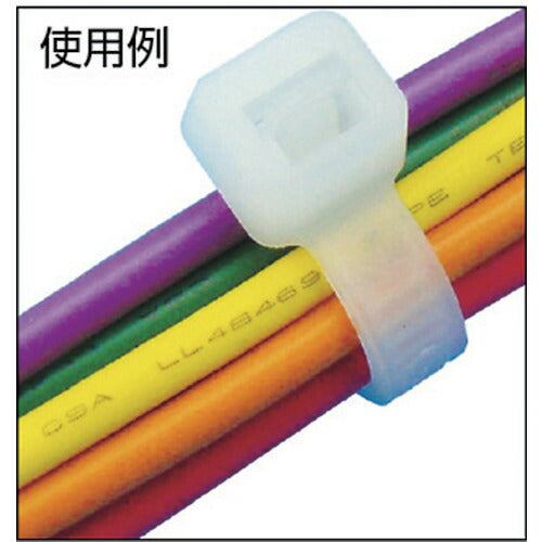 ３Ｍ ナイロン結束バンド 屋内用 幅２．４Ｘ長さ８０ｍｍ １００本入り NB-80MM