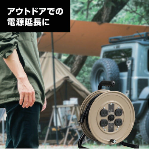 ハタヤ ＪＳリール 単相１００Ｖアース付 １０ｍ JS-101K