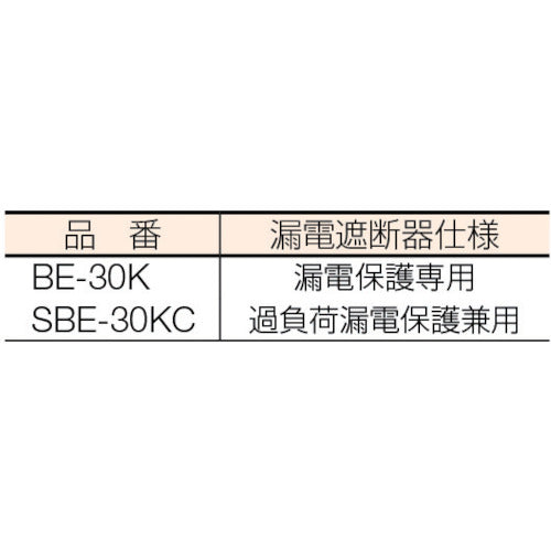 ハタヤ 防雨型 レインボーリール 単相１００Ｖ接地付 ３０ｍ SBE-30KC