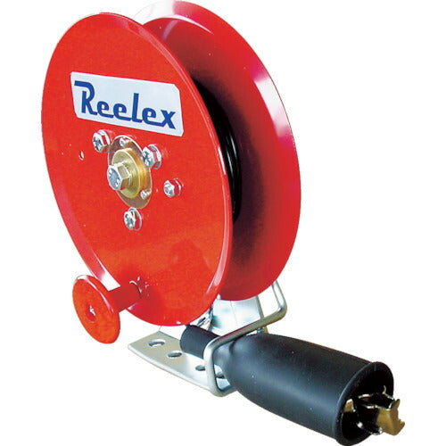 Ｒｅｅｌｅｘ　手動巻アースリール　０．７５ＳＱ×１０ｍ　５０Ａアースクリップ付 ER-410M