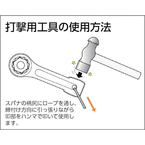 ＡＳＨ　打撃めがねレンチ１１０ｍｍ DR0110