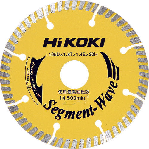 ＨｉＫＯＫＩ ダイヤモンドホイール １０５ｍｍ 波型セグメントタイプ 00324618