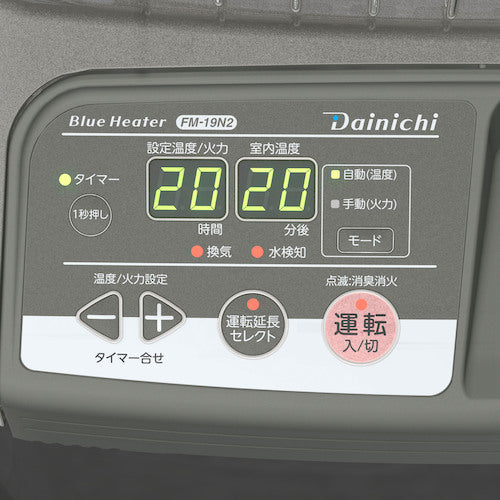 ダイニチ 業務用石油ストーブ“ブルーヒーター”対流型ＦＭ－１９Ｎ２－グレー ０００２９５０ FM-19N2-H